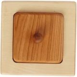 Wooden Story Puzzle de formes triangle. carré. cercle