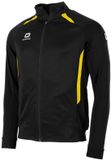 Stanno Stadio Full Zip Top Kinder Zwart/Geel Maat 152