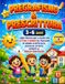 Pregrafismo e Prescrittura 3-6 Anni: Libro prescolare a colori con lettere e numeri da tracciare in ordine di difficoltà, giochi ed attività ispirate ai principi Montessori