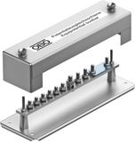OBO Bettermann Potentialvereffeningsrail 348mm Staal thermisch verzinkt