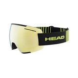 HEAD Unisex volwassenen F-LYT ski- en snowboardbril, limoen/zwart, L