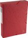 Exacompta Klasseerdoos Scotten Rug 60mm - A4 - Rood - 10 stuks