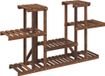 vidaXL Plantenstandaard 110x25x73 cm massief vurenhout