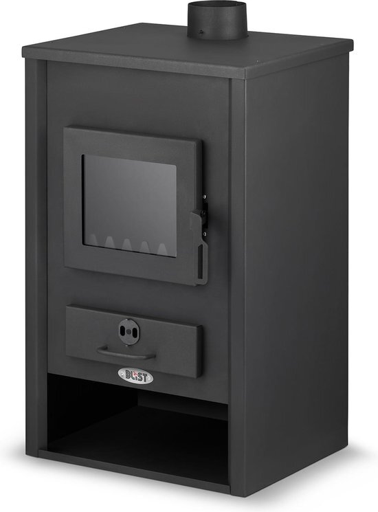 Viking Choice CV Houtkachel - Vrijstaand - 22kW - Zwart - Gietijzer - 2 Jaar Garantie
