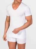zd ZERO DEFECTS ZERO DEFECTS 100% Mercerized Cotton Windsor White Undershirt