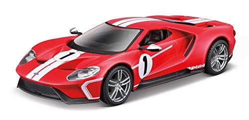 Bburago B18-41163 1:32 Race Heritage COLLECTION-2018 Ford GT, diverse ontwerpen en kleuren