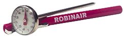 Robinair (10596) Dial Thermometer, -40° to +160°F, Black