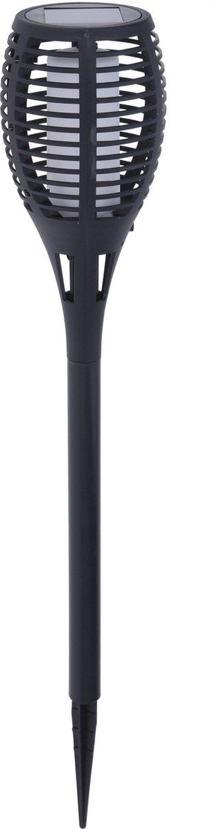 Garden Pro Solar Fakkel - Zwart - 62cm - Vlam Effect