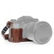 MegaGear Ever Ready Echt lederen halve cameratas, compatibel met Fujifilm X-T5