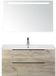 BES LED Seville Badmeubelset 100 cm - Craft Oak Edge Greep - Wastafel Enjoy met Sence Spiegel