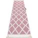 Le Tapis De Couloir Berbere Troik Rose - Pour La Cuisine, L'Antichambre, Le Couloir Rose 80x200 Cm