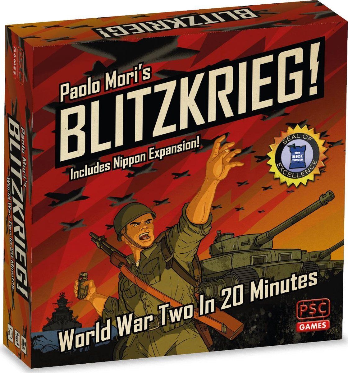 PSC Games Blitzkrieg! including Nippon Expansion - 5060226933181