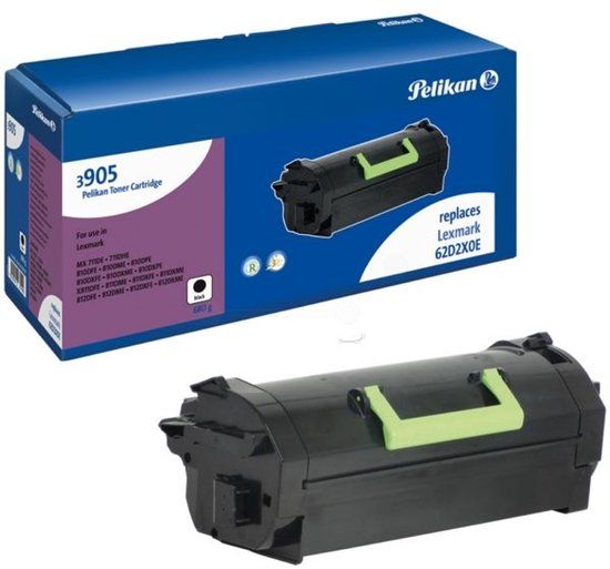 Pelikan Printing Pelikan-toner 3905 vervangt LEXMARK 62D2X00, zwart