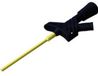 SKS Hirschmann KLEPS 1600 sw Veiligheids-krokodilklem Steekaansluiting 2 mm CAT II Zwart