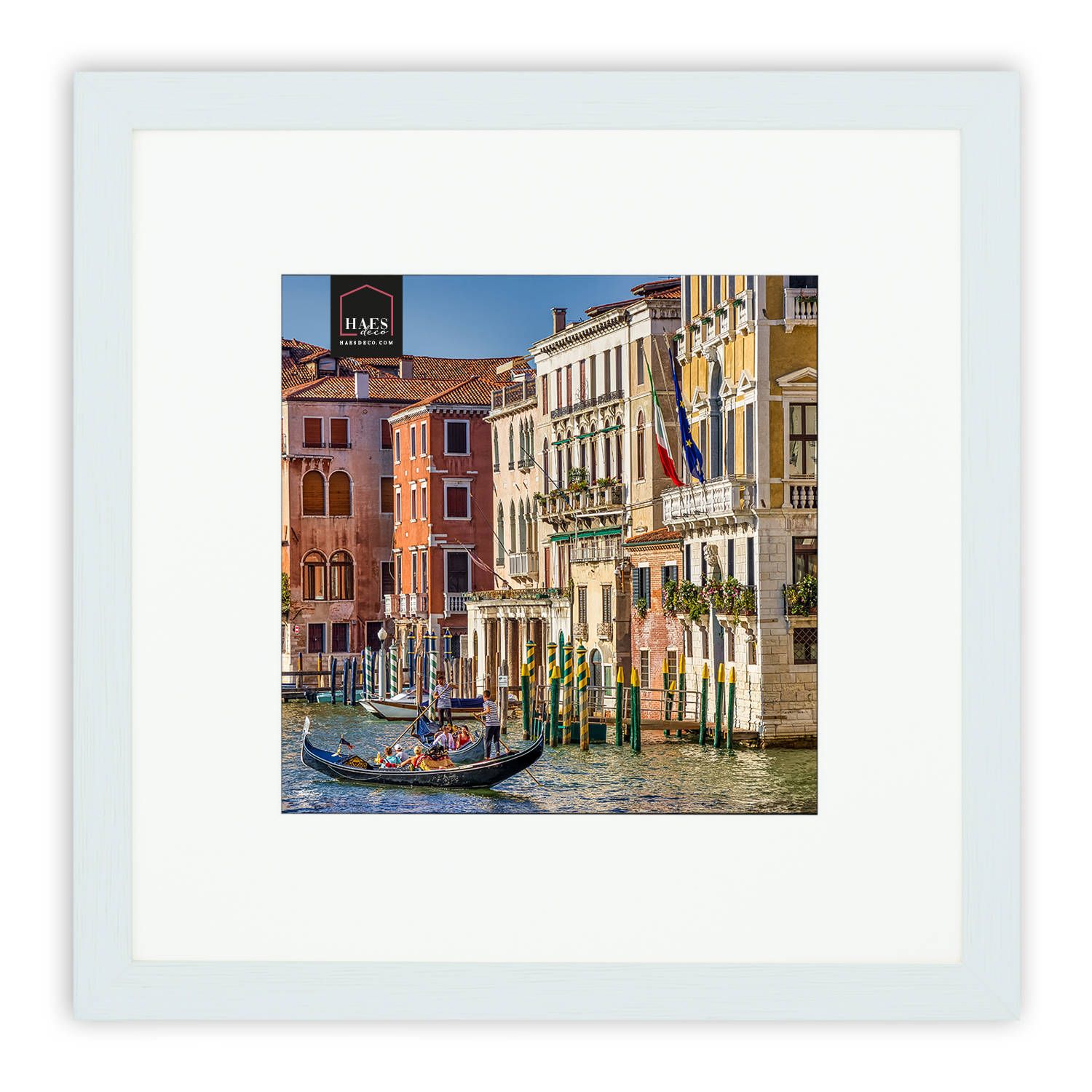 HAES deco - Venezia fotolijst wit - 20x20 of 30x30 - hout - EAN: 1135264013585