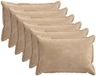 vidaXL - Taie d'oreiller - 6 pièces - Bois - Taupe - 40 x 60 cm - Tissu chenille