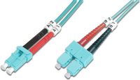 Digitus DK-2532-05/3 Câble de raccordement à fibre optique [1x connecteur LC - 1x connecteur SC] 50/125 µ Multimode OM3 5.00