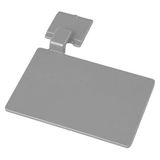 Maya Professional Tools 80002-11 bord voor wandrails, FBK/levensmiddelhygiëne, 110 mm x 75 mm, grijs