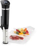 Klarstein Quickstick - Mijoteuse, Appareil de cuisson de précision, Mijoteuse, 1300 W, Fonction de minuterie, Circulation 3D, 0-95 °C, Écran tactile LCD, étanche, jusqu'à 20 litres, flexible noir