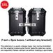 StarTech Motorfietssidekoffer - 38 liter - Aluminium - Standaardmodel B