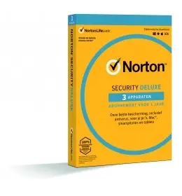 Norton Security Deluxe | antivirus inbegrepen | jaarlicentie | Windows | Mac | iOS | Android