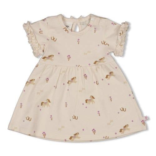 Feetje jurk Flower Ranch ecru