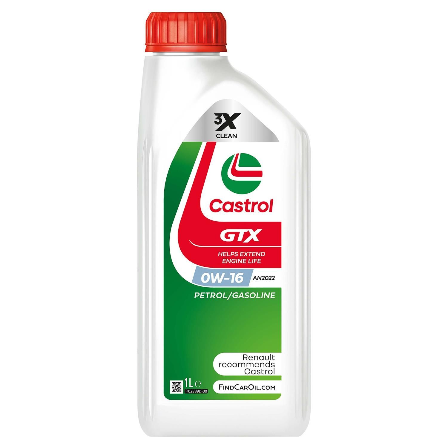 Castrol oil GTX 0W-16 AN2022 1L