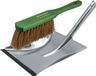 Shoppartners Stoffer en blik zilver/groen