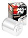 K&N Powersports Oliefilter - Opschroeffilter Chrome 74x94mm compatibel met Harley Davidson, Buell (KN-171C)