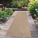 Tapis d'aspect jute pour intérieur et extérieur, couleur beige, dimensions : 80 x 250 cm