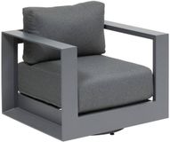Hespéride Draaibare tuinstoel van aluminium ALLURE Gris graphite