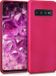 kwmobile telefoonhoesje geschikt voor Samsung Galaxy S10 - Hoesje voor smartphone - Back cover in metallic roze