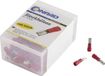 TRU COMPONENTS 745151 Platte stekker (female) Insteekbreedte: 6.4 mm Insteekdikte: 0.5 mm 180 ° Deels geïsoleerd Rood 100 stuk(s)