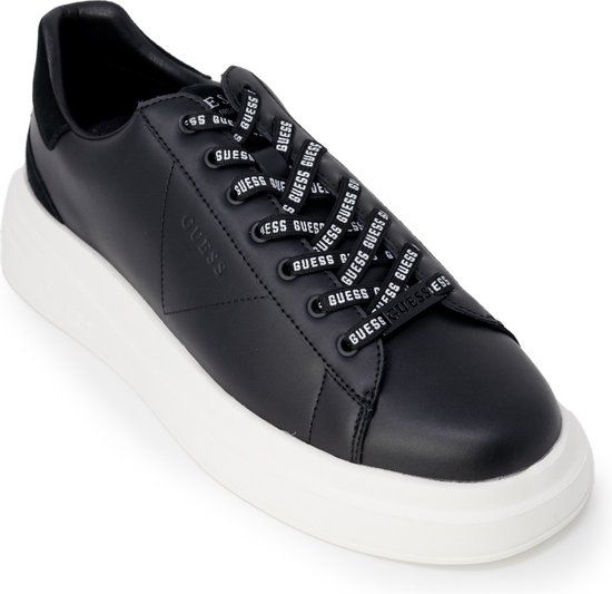 GUESS Effen Sneakers Met Rubberen Zool En Leren Voering Zwart Maat 41 Herfst/Winter Mannen