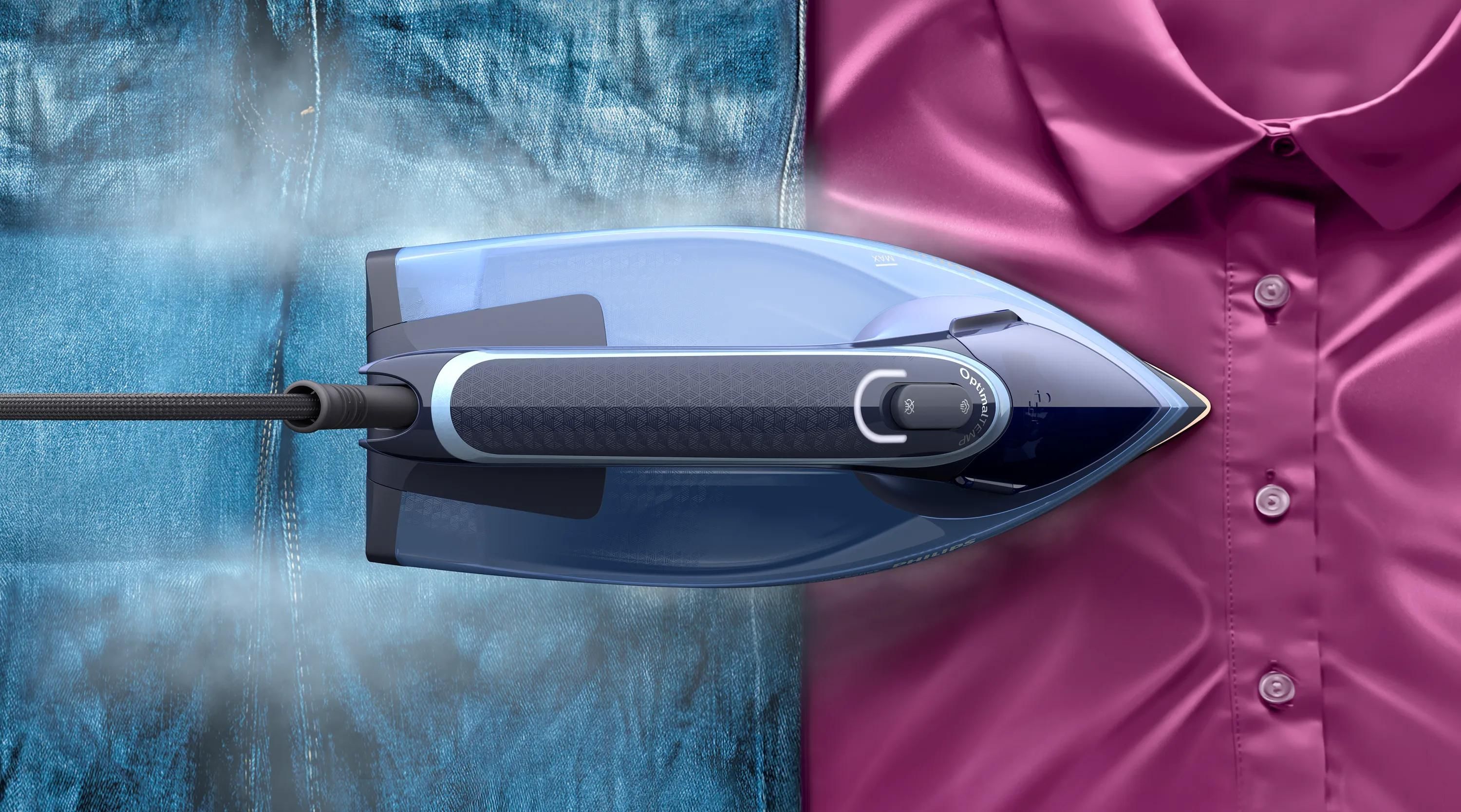 Philips Azur 8000 Series DST8020/20 Steam Iron - 3000W - Blue