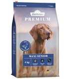 Dehner Premium hondenvoer Maxi Senior, droogvoer zonder granen, voor oudere honden van grote rassen, eenden/lam/aardappelen, 4 kg