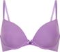 Hunkemöller Dames Lingerie Voorgevormde beugel bh Plunge - Paars - maat B70