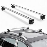 VEVOR 2 X Dakdrager Dwarsstangen met Een Draagvermogen van 90 kg, Afsluitbare Dakdragers voor Auto's en Suv's, Geschikt voor Verhoogde en Vlakke Dakrails, Railafstand 180-1035 mm, voor Dakkoffers, Kano's, Fietsen en Transportmanden