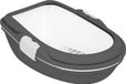 TRIXIE Kattentoilet Primo XXL, met rand, 56 x 25 x 71 cm, grijs/wit
