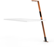 Luctra Flex Design Vloerlamp LED - Oranje - Dimbaar - Batterij