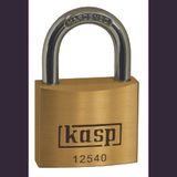 Kasp K12560 Hangslot 60 mm Verschillend sluitend Goud-geel Sleutelslot