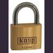 Kasp K12560 Hangslot 60 mm Verschillend sluitend Goud-geel Sleutelslot