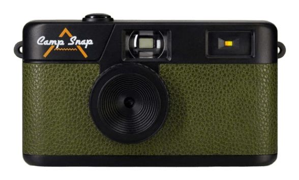 CampSnap Screen-Free Camera - Green - Vintage Digital Camera with Memory Card