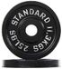 Signature Fitness Olympische 2 inch gietijzeren plaat halterschijf voor krachttraining en gewichtheffen, meerdere maten