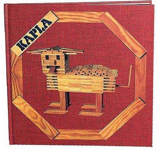 KAPLA ART book 1 - Constructiespeelgoed - Rood - Voorbeeldboek - 2023 editie