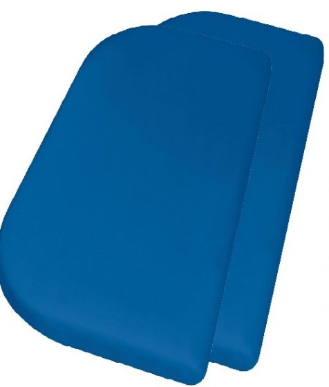 Playshoes Hoeslaken Junior 81 x 42 + 10 cm Katoen Blauw 2 Stuks