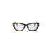 Fendi Lunettes de vue Femme Havane Rectangles 52mm