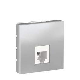 Telefoonaansluiting RJ12 2 model aluminium