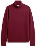 Tommy Hilfiger Hommes Pulls & Cardigans Pima Org Ctn Cashmere Roll Neck - Bordeaux - Taille M