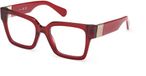Max&co MO5175 Shiny dark red 51/19/140 WOMAN Brilmonturen